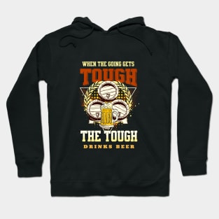 The Tough Drinks Beer Fun Good Vibes Free Spirit Hoodie